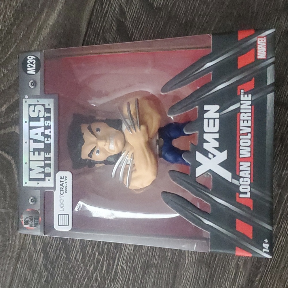 Jada Metals Die Cast X-men Logan Wolverine Figure - New - Lootcrate exclusive